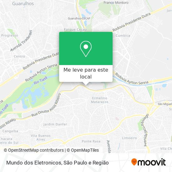 Mundo dos Eletronicos mapa
