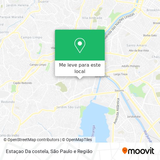 Estaçao Da costela mapa