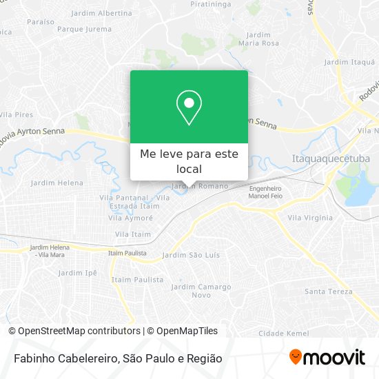 Fabinho Cabelereiro mapa