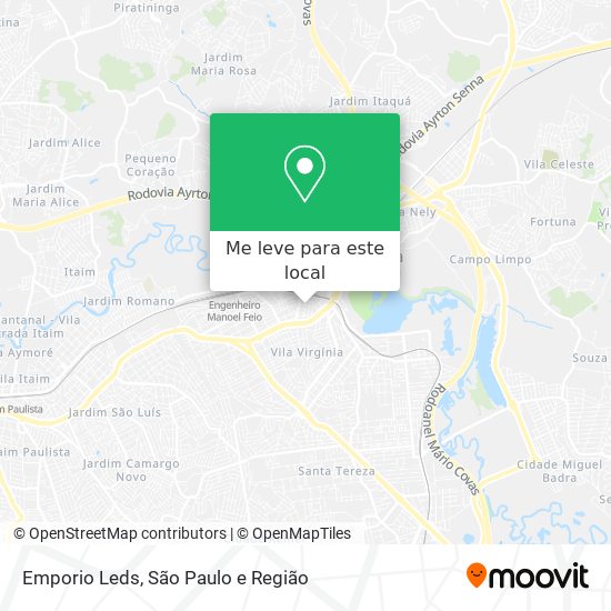 Emporio Leds mapa