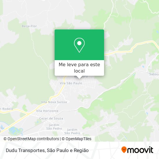 Dudu Transportes mapa