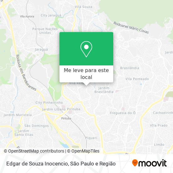 Edgar de Souza Inocencio mapa