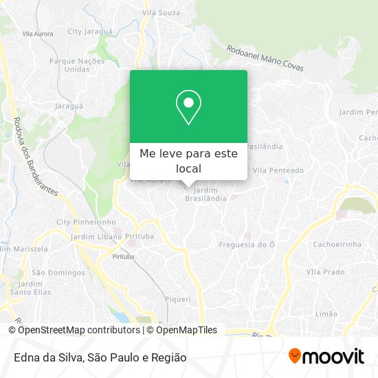 Edna da Silva mapa