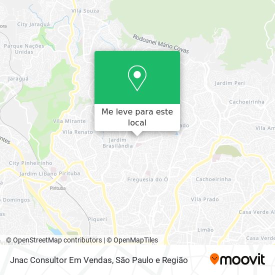 Jnac Consultor Em Vendas mapa