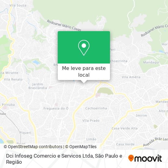 Dci Infoseg Comercio e Servicos Ltda mapa