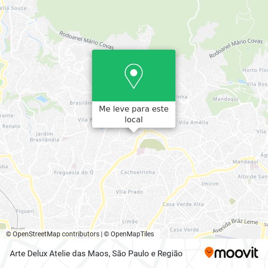 Arte Delux Atelie das Maos mapa