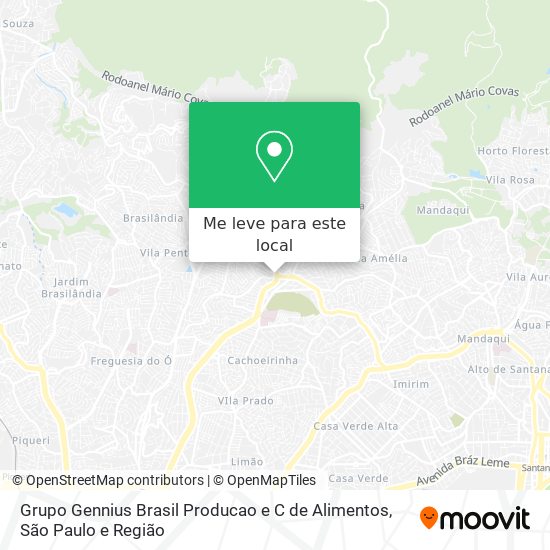 Grupo Gennius Brasil Producao e C de Alimentos mapa