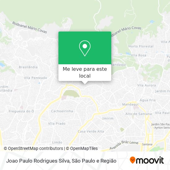 Joao Paulo Rodrigues Silva mapa