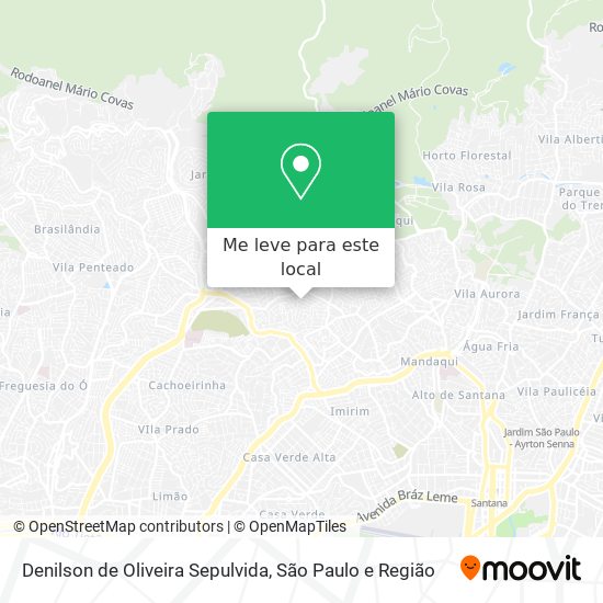 Denilson de Oliveira Sepulvida mapa