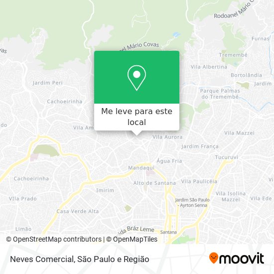 Neves Comercial mapa