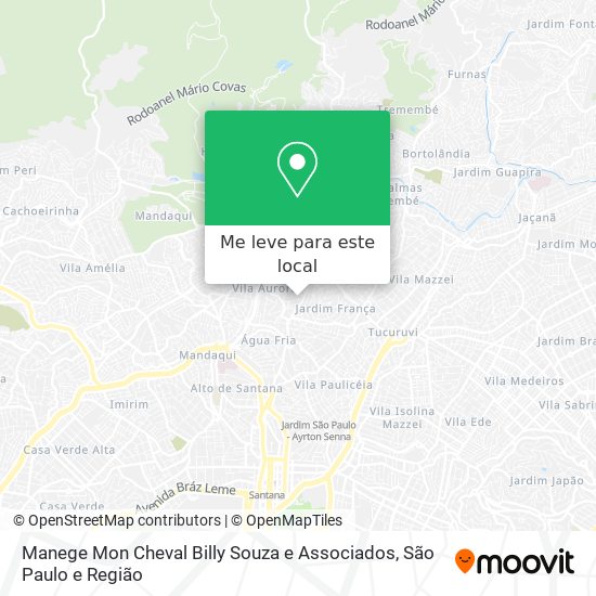 Manege Mon Cheval Billy Souza e Associados mapa