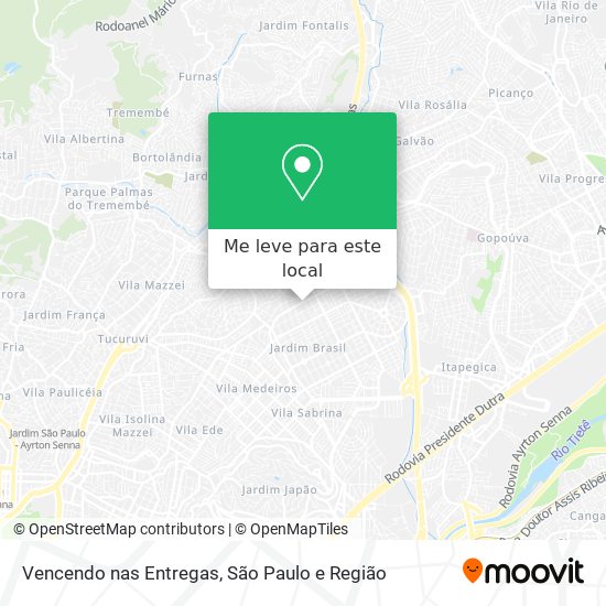 Vencendo nas Entregas mapa