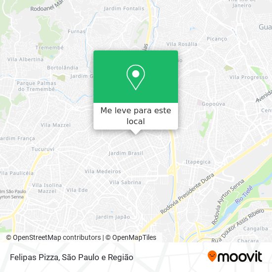 Felipas Pizza mapa