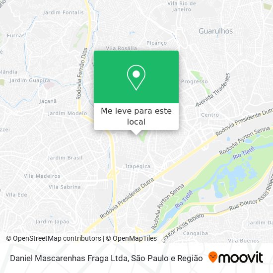 Daniel Mascarenhas Fraga Ltda mapa