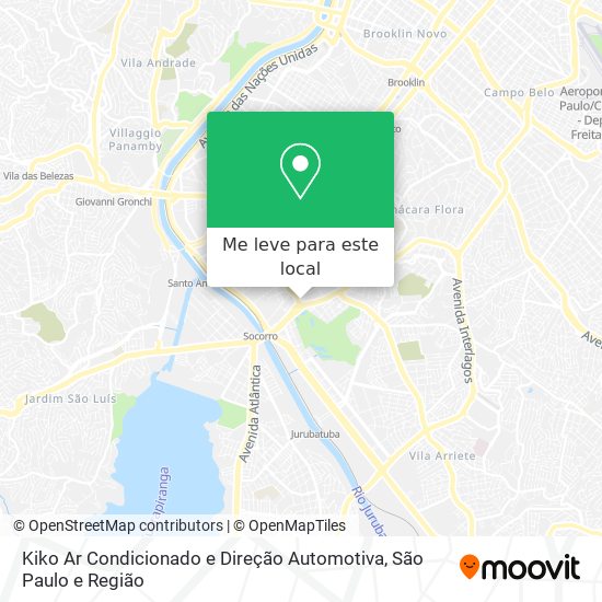 Kiko Ar Condicionado e Direção Automotiva mapa