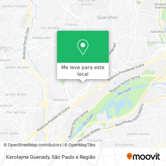 Kerolayne Guenady mapa