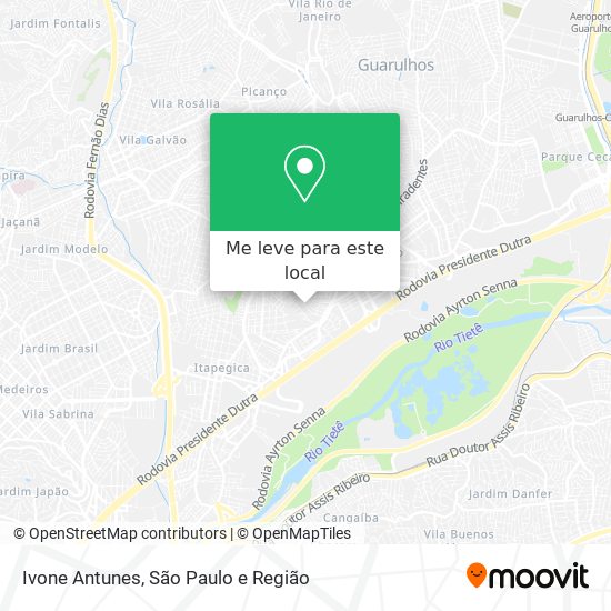 Ivone Antunes mapa