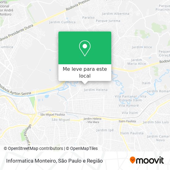 Informatica Monteiro mapa