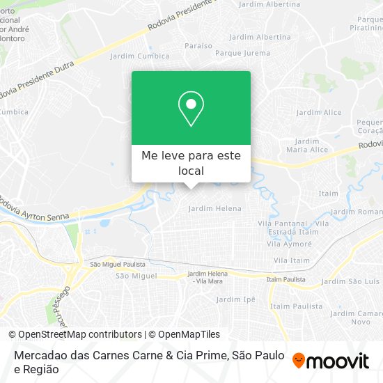 Mercadao das Carnes Carne & Cia Prime mapa