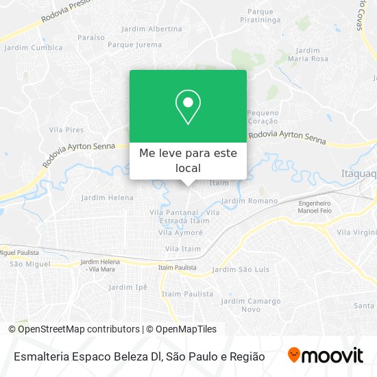 Esmalteria Espaco Beleza Dl mapa