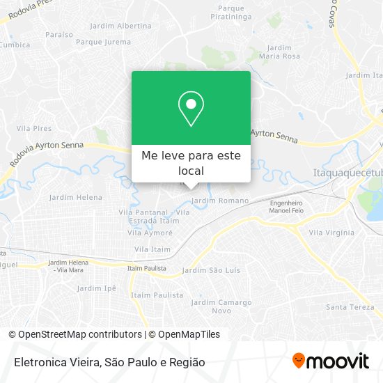 Eletronica Vieira mapa