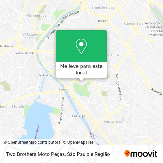 Two Brothers Moto Peças mapa