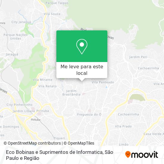 Eco Bobinas e Suprimentos de Informatica mapa