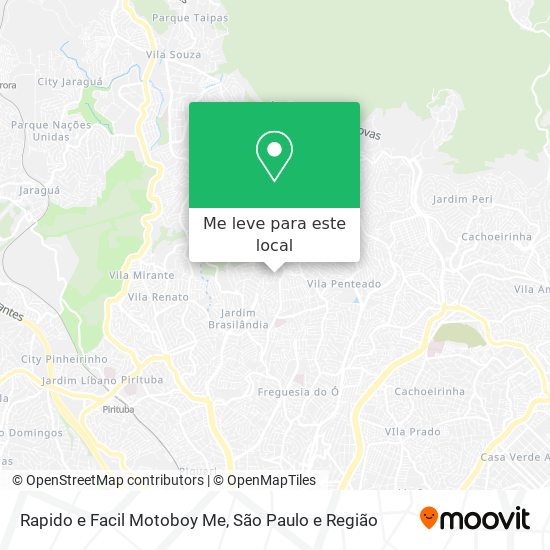 Rapido e Facil Motoboy Me mapa