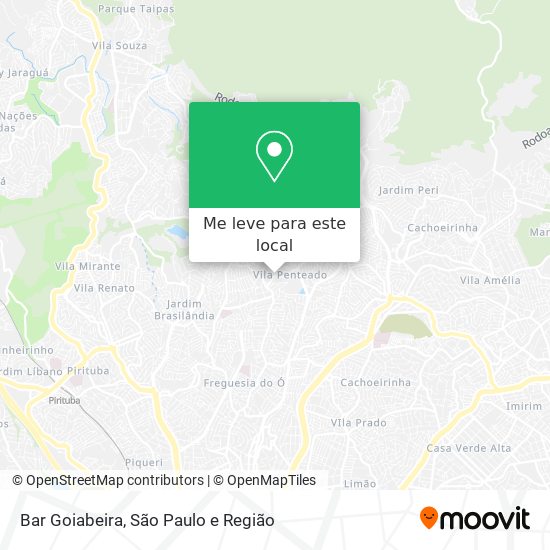 Bar Goiabeira mapa