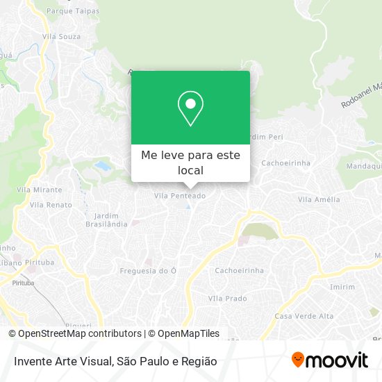 Invente Arte Visual mapa