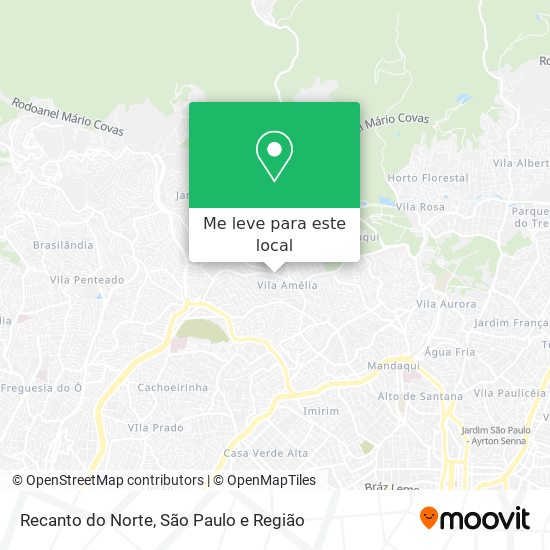 Recanto do Norte mapa