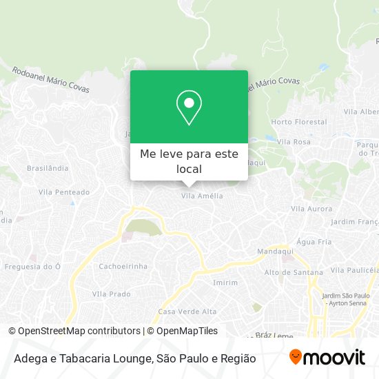 Adega e Tabacaria Lounge mapa