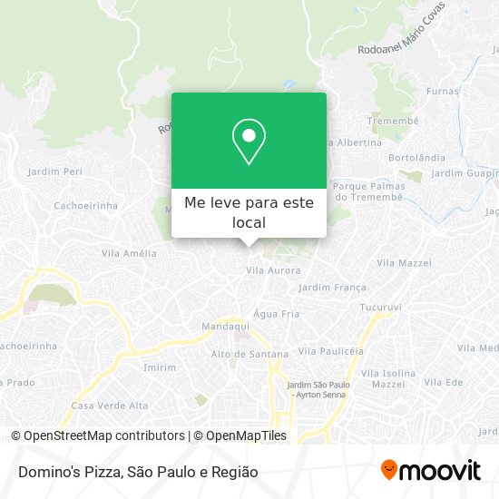 Domino's Pizza mapa