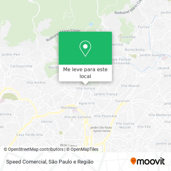 Speed Comercial mapa