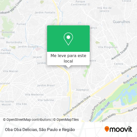 Oba Oba Delicias mapa