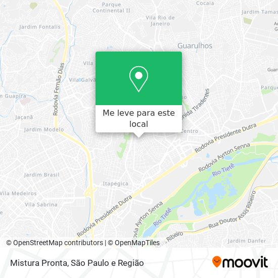 Mistura Pronta mapa