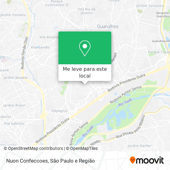 Nuon Confeccoes mapa