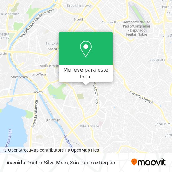 Avenida Doutor Silva Melo mapa