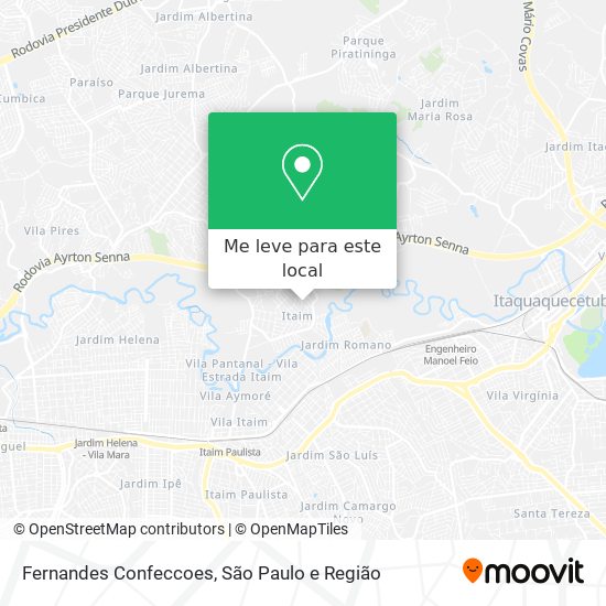 Fernandes Confeccoes mapa