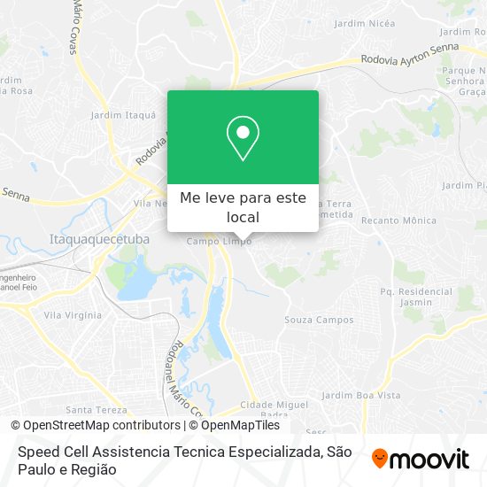 Speed Cell Assistencia Tecnica Especializada mapa