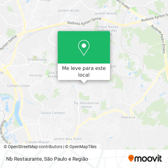 Nb Restaurante mapa