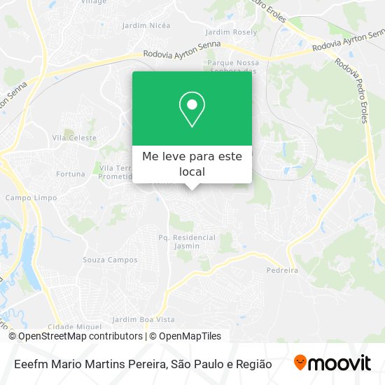 Eeefm Mario Martins Pereira mapa