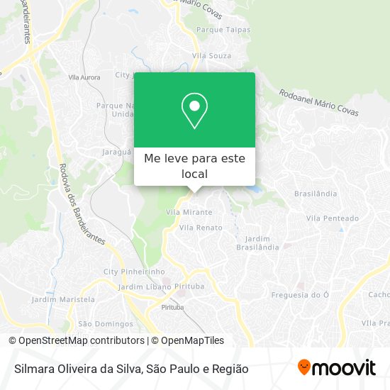 Silmara Oliveira da Silva mapa