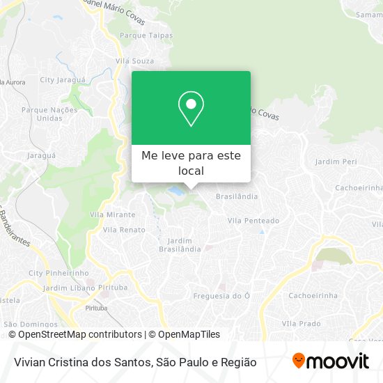 Vivian Cristina dos Santos mapa