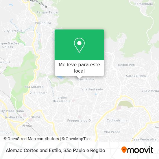 Alemao Cortes and Estilo mapa