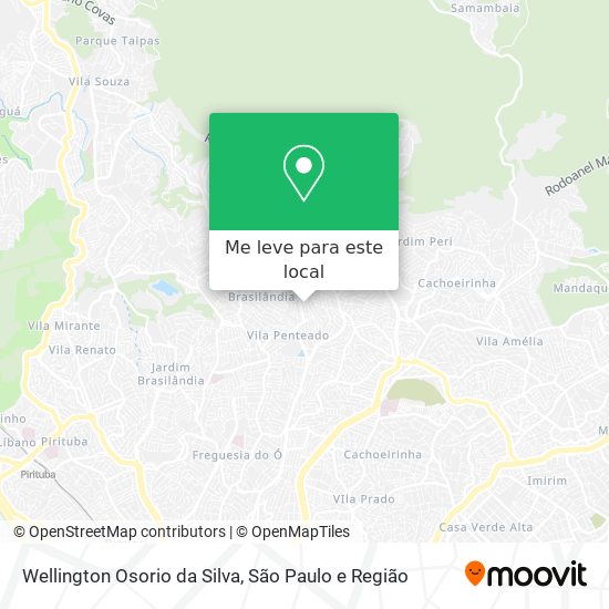 Wellington Osorio da Silva mapa