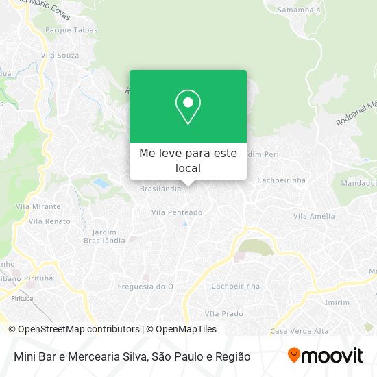 Mini Bar e Mercearia Silva mapa