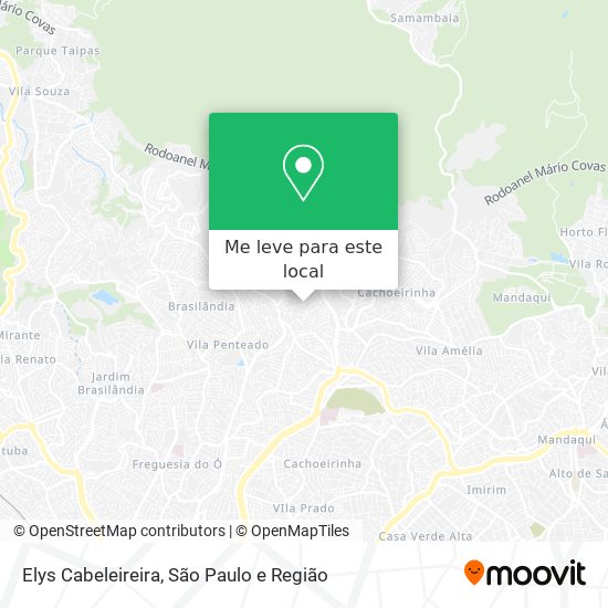 Elys Cabeleireira mapa