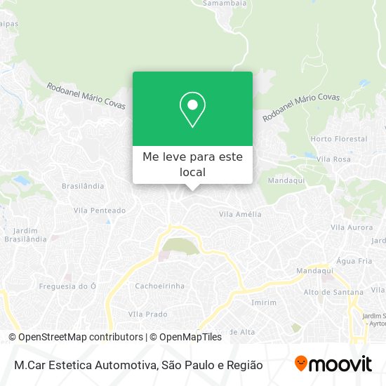 M.Car Estetica Automotiva mapa