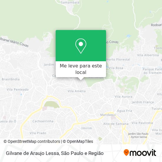 Gilvane de Araujo Lessa mapa